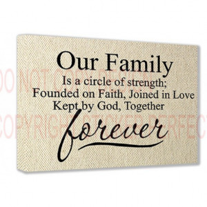 Inspirational Quotes About Family Strength By sticker-perfect.com