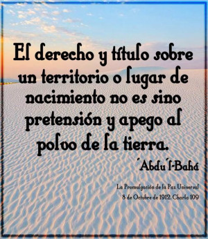 Baha'i quote in Spanish from Abdu'l-Baha for your spiritual ...