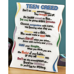 Teen Creed while Growing Up