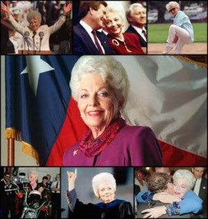 Ann Richards, Governor of Texas, Mother, Texas State Treasurer ...