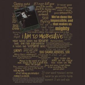 Capt Mal Reynolds Quotes shirt. Because he was awesome. Firefly was ...