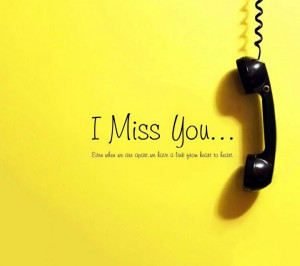 miss you