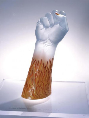 Judy Chicago Grand Flaming Fist 2006