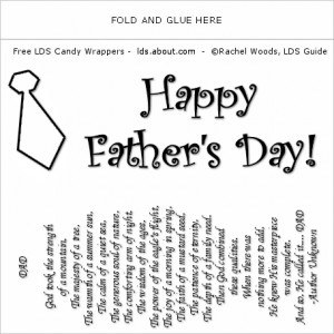 Image Detail for - father's day candy bar wrapper