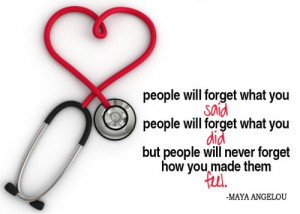Maya Angelou’s Quote about Nurse