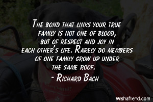 Quotes About Family Not Blood