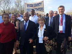 Rep. Jan Schakowsky Joined President Obama, Rep. John Lewis and Others ...