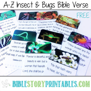 bc bible verse cards insects t his is a set of alphabet bible verse ...