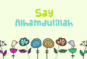 ... countless blessing Allah gave you without asking ''Alhamdulillah