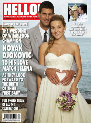 Novak Djokovic Ties The Knot With Pregnant Childhood Sweetheart ...