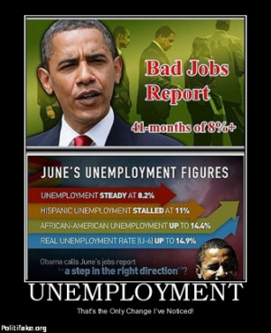 UNEMPLOYMENT - That's the Only Change I've Noticed!
