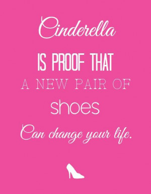 ... is proof shoes funny quote 8.5x11 instant download Hot pink Disney
