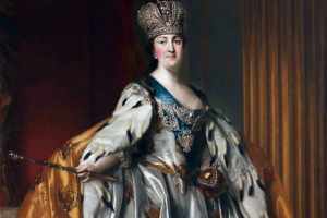 Coronation portrait of Catherine the Great. Source: courtesy of the ...