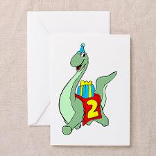 Dinosaur Birthday Greeting Cards