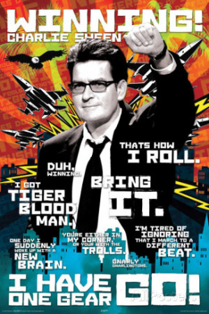 Charlie Sheen -Quotes Poster