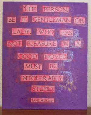 Jane Austen quote painting $22.00 by katieforthought on etsy! 