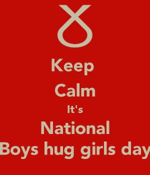National Boy Hug Girl Day