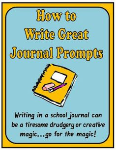 How to write high-quality, open-ended writing prompts. Includes many ...