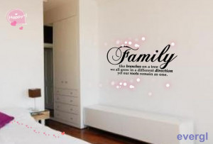 Family Tree Wall Art | ... Tree-Together-Love-wall-Vinyl-Sticker-Home ...