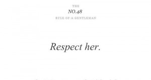Relationship Quote Rule of a Gentleman