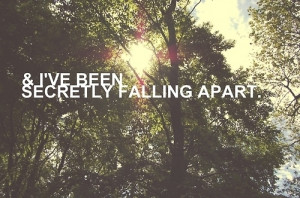 falling apart, nature, photography, quote, quotes, text, tree, trees ...