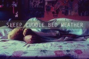 Sleep. Cuddle. Bed Weather. by jumigrace