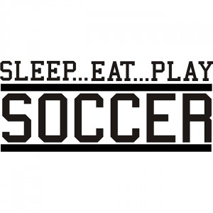 Displaying (15) Gallery Images For Eat Sleep Play Soccer...