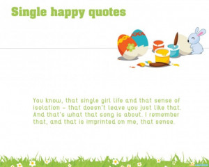 Single Happy Quotes Wallpapers