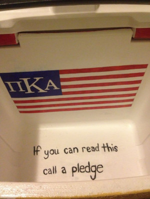 Frat Coolers Quotes Pike cooler #fraternity #lovepike