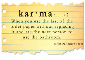 Fun Definitions - Karma