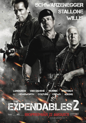 the expendables 2 2012 poster swedish style
