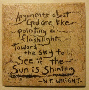 NT Wright quote on 6x6 ceramic tile with wall by ScribbleSketches, $12 ...
