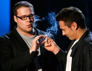James Franco and Seth Rogan.... the best picture ever!!