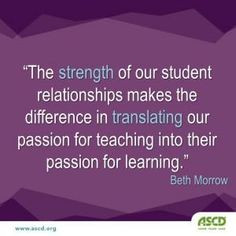 ... passion for #teaching into their passion for learning.