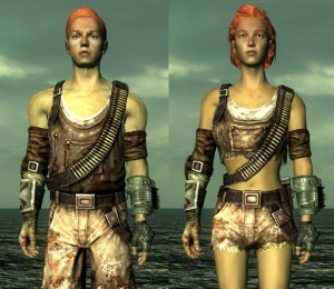 Notice While Playing Fallout 3/NV What Female Raider Armor Looks Like