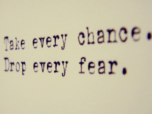 taking chances