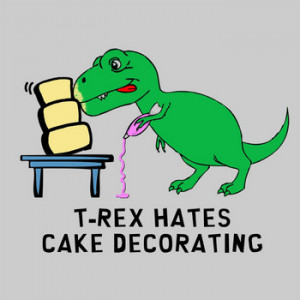 Rex Hates Cake Decorating