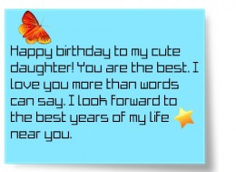 Happy Birthday Quotes For Daughter From Mom