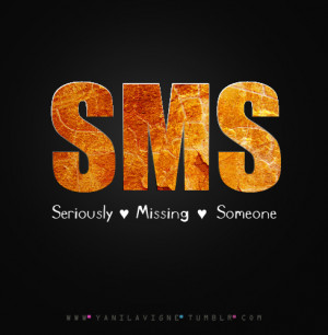 miss, quote, sms, someone, text