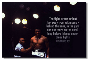 Ali Muhammad Motivational Inspirational Success Art Wall Silk Cloth ...