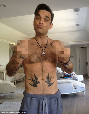 Still want to call me fat? Robbie Williams had a message for anyone ...