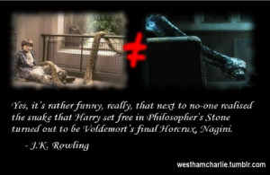 ... fake quote from J.K Rowling, and that's exactly what it is fake