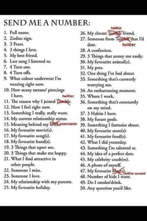 Comment a Number and I 39 ll Answer