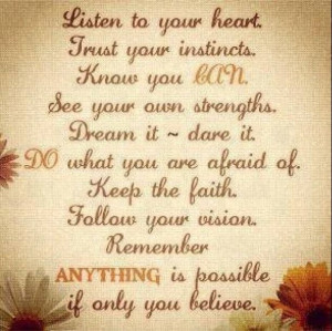 Listen to your heart