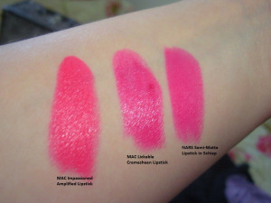 Mac Impassioned Lipstick Swatches Hot Pink