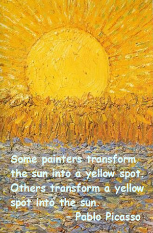 Pablo Picasso: Transforming a Yellow Spot into the Sun