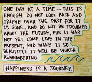 Happiness is a journey