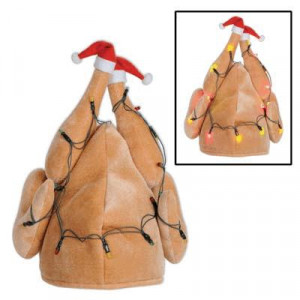 up christmas cooked turkey hat plush light up christmas cooked turkey ...