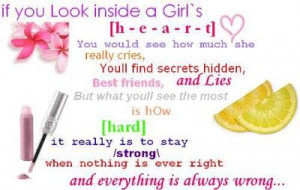 inside a girl's heart quotes
