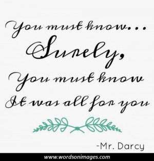 Pride and Prejudice Mr Darcy Quote